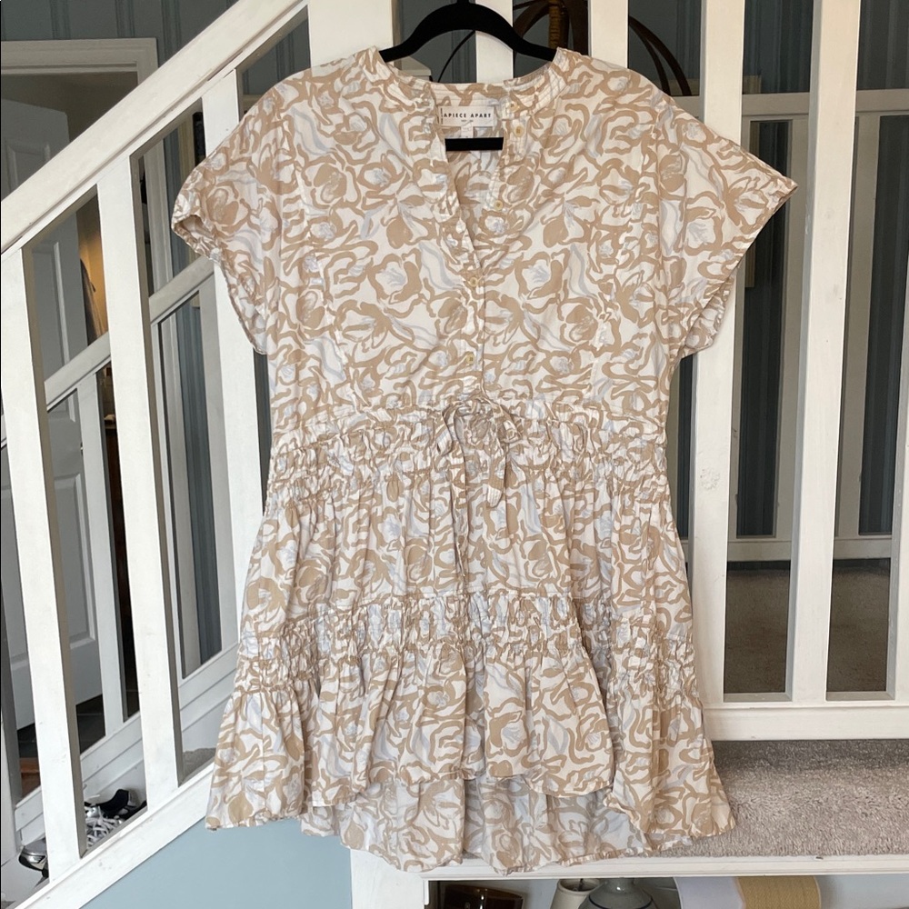 Apiece Apart Rema Mini Dress - Floral Sand